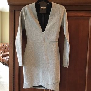 Missguided Silver Dress